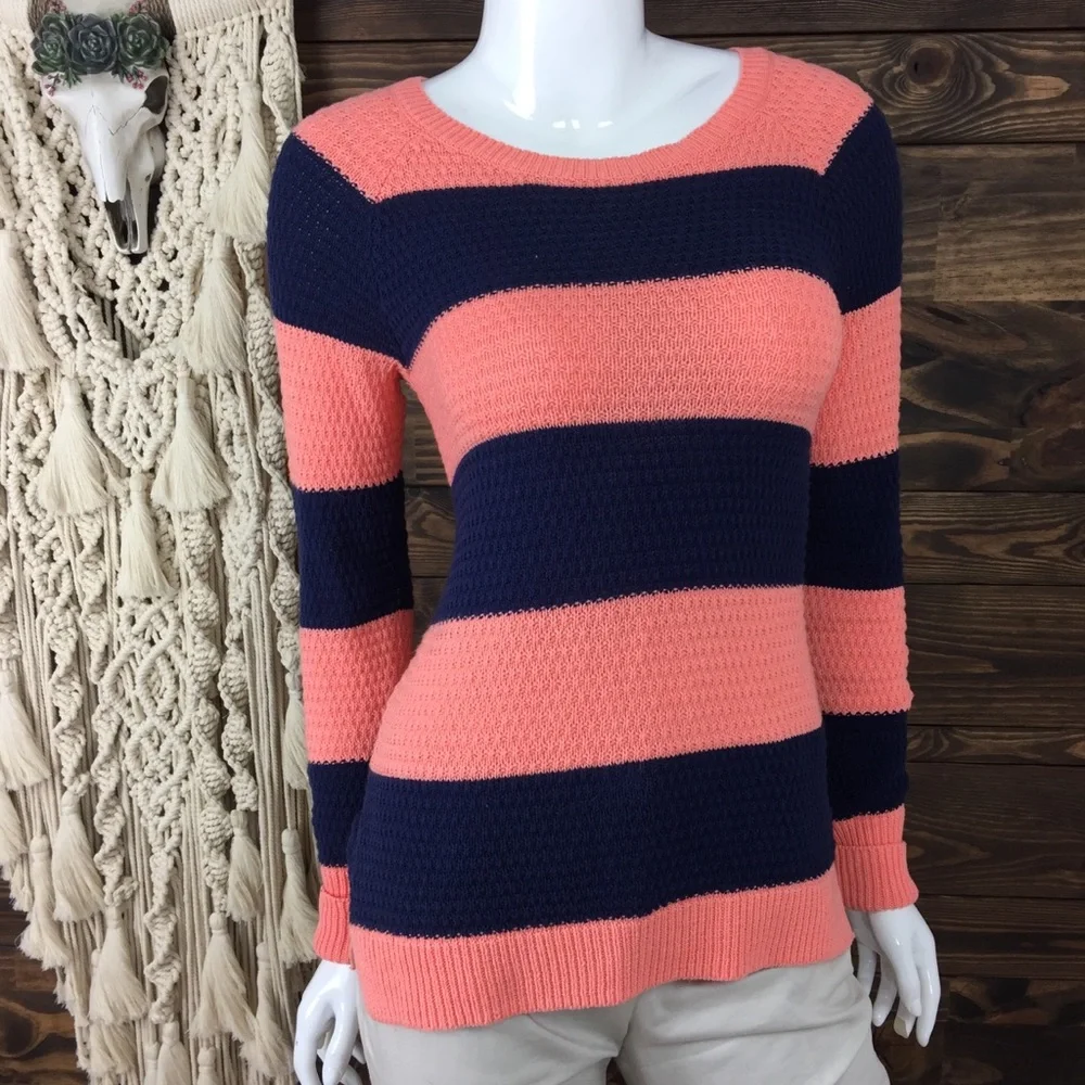 Between Me & You | Striped‎ Knit Rib Sweater